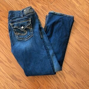 Silver Suki Mid Slim Boot Cut Jeans W32/L31 Fluid